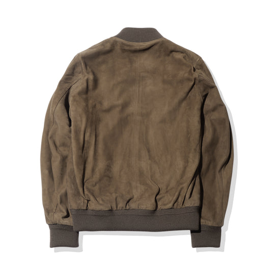 スエードボンバーブルゾン グレージュ
