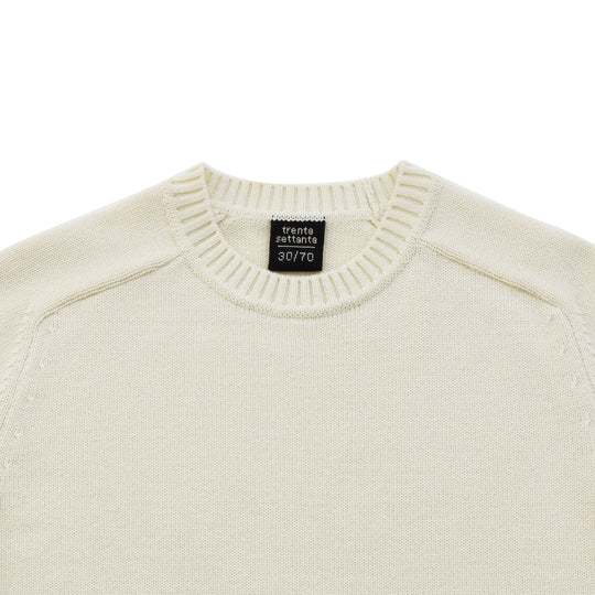 【数量限定受注販売】tradi サドルショルダーニット アイボリー