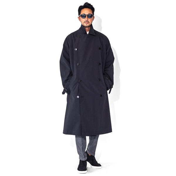 ISSEY MIYAKE トレンチコート　ネイビー Blink Coat – La Garçonne