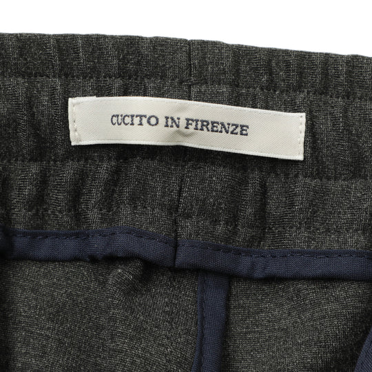 25AW新作【干場義雅×菅原靴店 コラボ別注モデル】【国内2店舗限定販売】 giabsarchivio ジャブスアルキヴィオ MSH/R 永久クリース ジョガーパンツ A5457 グレー