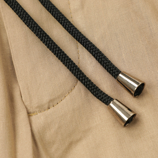 【干場義雅×菅原靴店 コラボ別注モデル】【国内2店舗限定販売】 giabsarchivio ジャブスアルキヴィオ MSH/R2 前後永久クリース リネン混 パンツ A3727 ベージュ