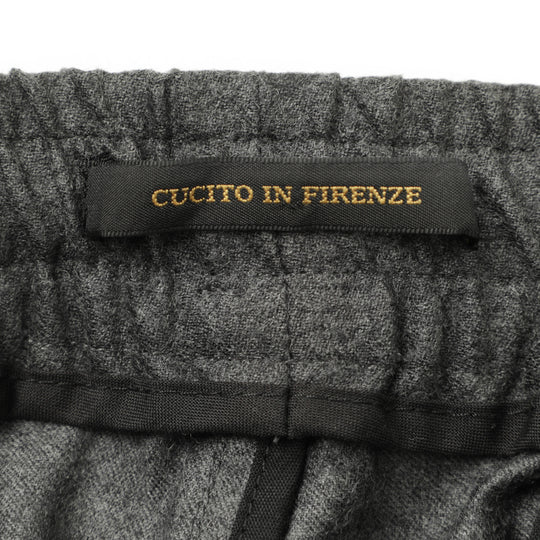 25AW新作【干場義雅×菅原靴店 コラボ別注モデル】 giabsarchivio ジャブスアルキヴィオ MSH/R3 前後永久クリース ウールパンツ GD-A8143 グレー