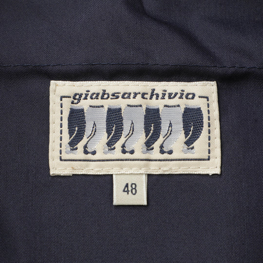 【干場義雅×菅原靴店 コラボ別注モデル】【国内2店舗限定販売】 giabsarchivio ジャブスアルキヴィオ MSH/R2 前後永久クリース リネン混 パンツ A3727 ベージュ
