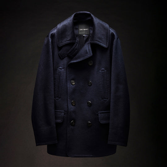 第25弾 13 STAR 10 BUTTON P-COAT NAVY