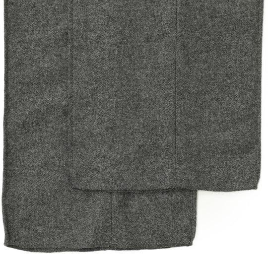 25AW新作【干場義雅×菅原靴店 コラボ別注モデル】【国内2店舗限定販売】 giabsarchivio ジャブスアルキヴィオ MSH/R3 前後永久クリース ウールパンツ A7072U チャコールグレー