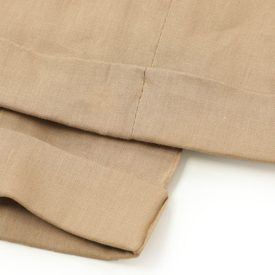 【干場義雅×菅原靴店 コラボ別注モデル】【国内2店舗限定販売】 giabsarchivio ジャブスアルキヴィオ MSH/R2 前後永久クリース リネン混 パンツ A3727 ベージュ
