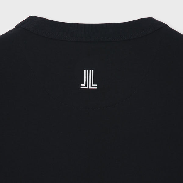 コットンシルケットスムース Tシャツ.4 / セネピ ブラック – MINIMAL