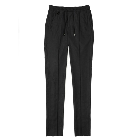 25AW新作【干場義雅×菅原靴店 コラボ別注モデル】【国内2店舗限定販売】 giabsarchivio ジャブスアルキヴィオ MSH/R3 前後永久クリース ウールパンツ A7072U ネイビー