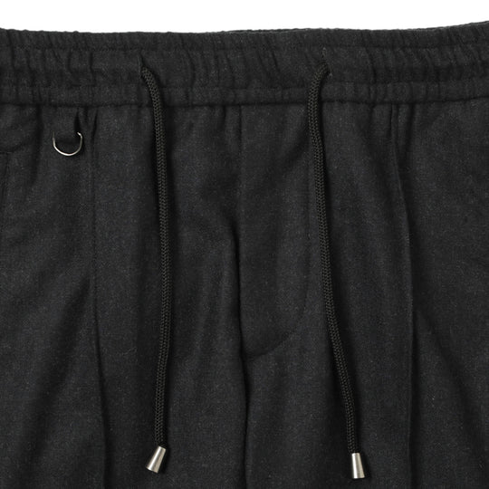 25AW新作【干場義雅×菅原靴店 コラボ別注モデル】【国内2店舗限定販売】 giabsarchivio ジャブスアルキヴィオ MSH/R3 前後永久クリース ウールパンツ A7072U ネイビー