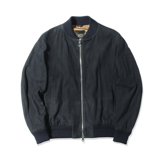 復刻版 MA-1 タイプボンバーブルゾン ネイビー
