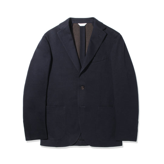 コットンダブルジャージー3Bシングルジャケット