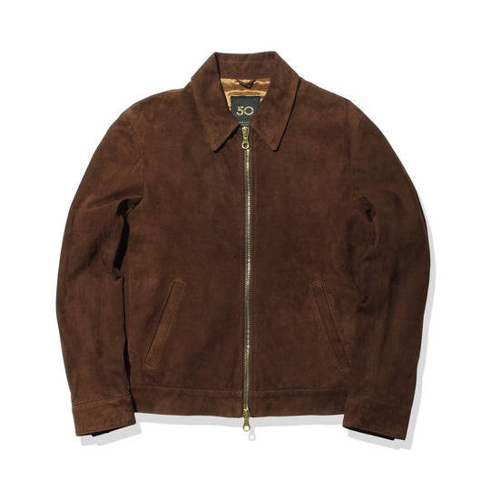 レギュラーカラー ジップブルゾン