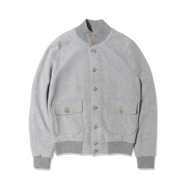 TOM FORD バルスター型 ニット ブルゾン バルスタータイプブルゾン ライトグレー – MINIMAL WARDROBE（ミニマル