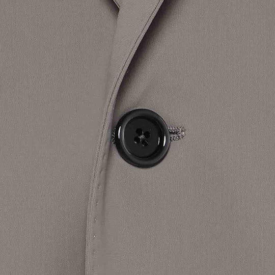 イージーウェアブラッシュドテックジャージージャケット チャコールグレー