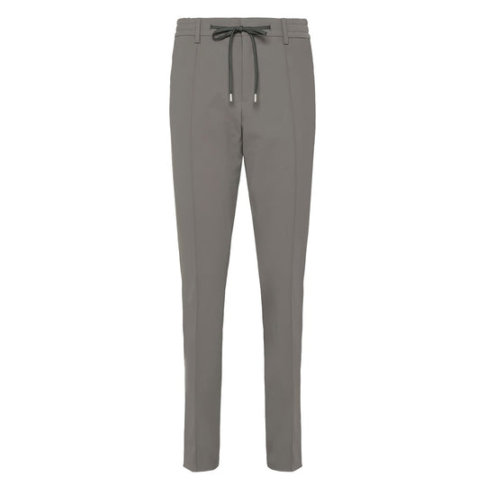 イージーウェアブラッシュドテックジャージーパンツ チャコールグレー