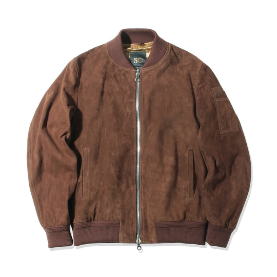 復刻版 MA-1 タイプボンバーブルゾン ブラウン