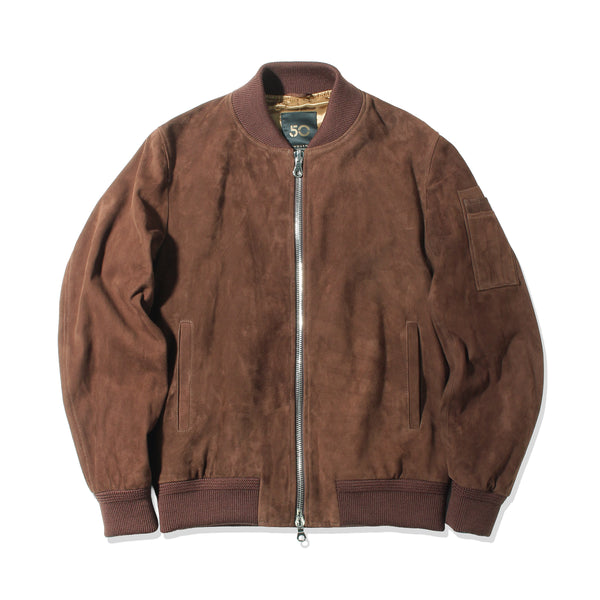復刻版 MA-1 タイプボンバーブルゾン ブラウン – MINIMAL WARDROBE