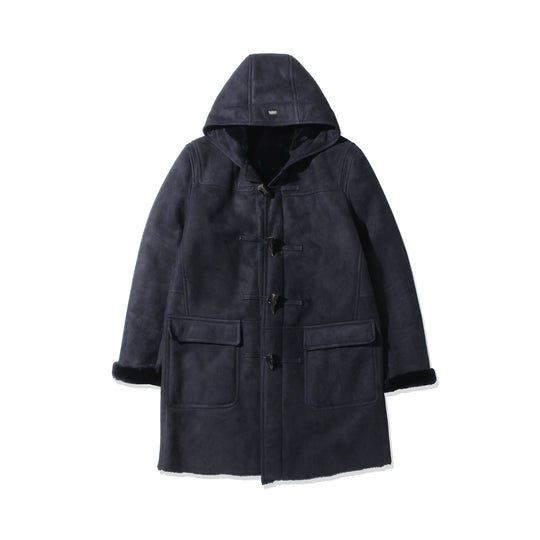 Mouton Duffle Coat Navy