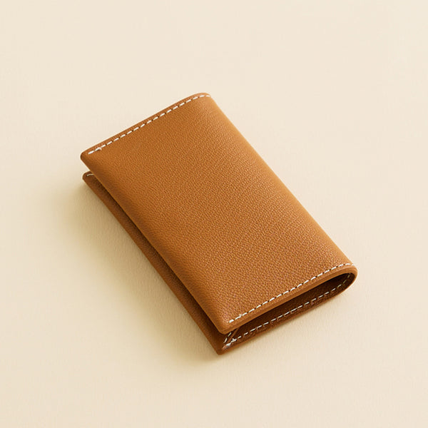 Mini Card Case ミニカードケース 350 キャメル – MINIMAL WARDROBE