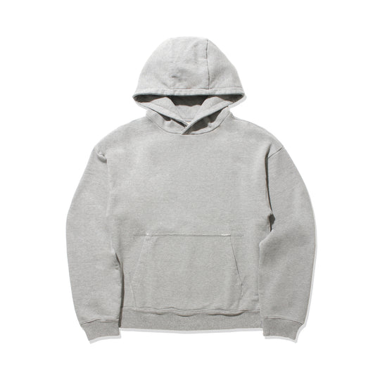 【干場別注】SP加工裏毛パーカ ヘザーグレー