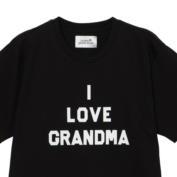 メンズ Tシャツ I LOVE GRANDMA BLACK – MINIMAL WARDROBE