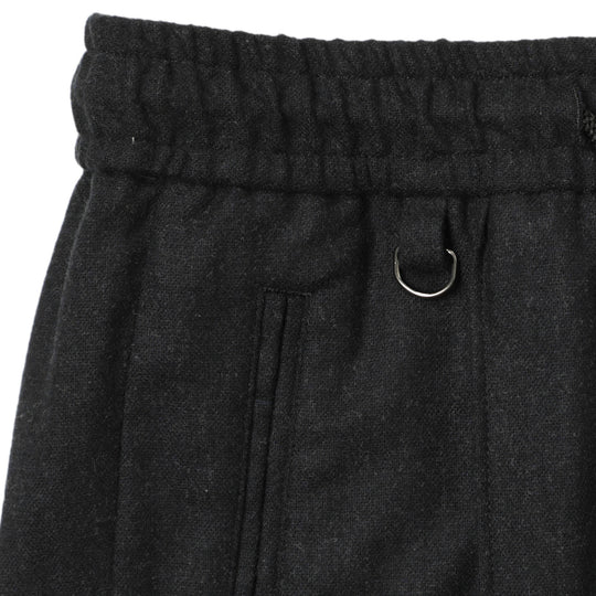 25AW新作【干場義雅×菅原靴店 コラボ別注モデル】【国内2店舗限定販売】 giabsarchivio ジャブスアルキヴィオ MSH/R3 前後永久クリース ウールパンツ A7072U ネイビー