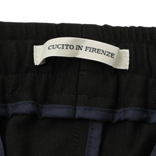 25AW新作【干場義雅×菅原靴店 コラボ別注モデル】【国内2店舗限定販売】 giabsarchivio ジャブスアルキヴィオ MSH/R 永久クリース ジョガーパンツ A5457 ブラック