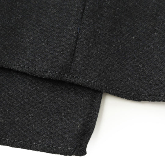 25AW新作【干場義雅×菅原靴店 コラボ別注モデル】【国内2店舗限定販売】 giabsarchivio ジャブスアルキヴィオ MSH/R3 前後永久クリース ウールパンツ A7072U ネイビー