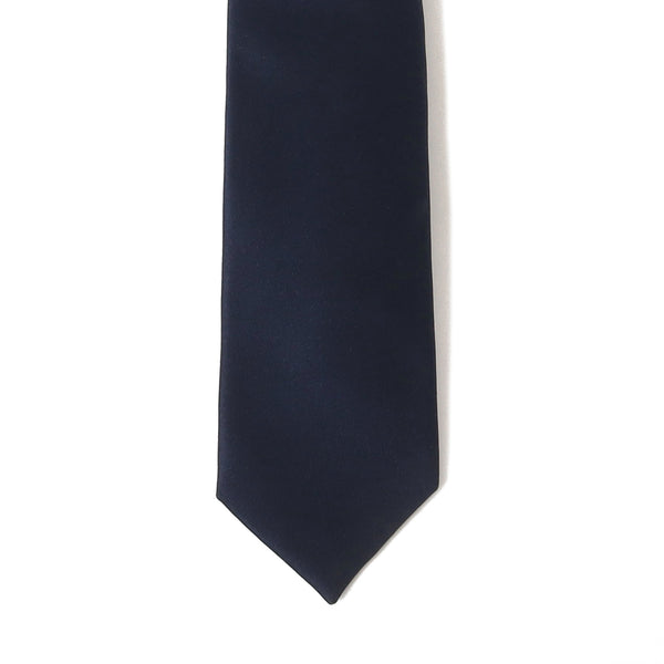 干場監修】 シルクサテン ソリッドタイ ネイビー – MINIMAL WARDROBE