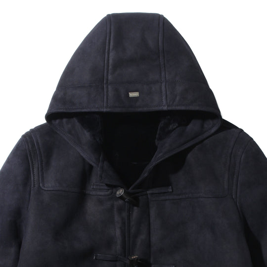 Mouton Duffle Coat Navy