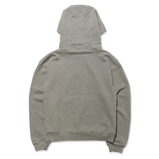 2025SS【MMW限定】LW加工裏毛パーカ ヘザーグレー
