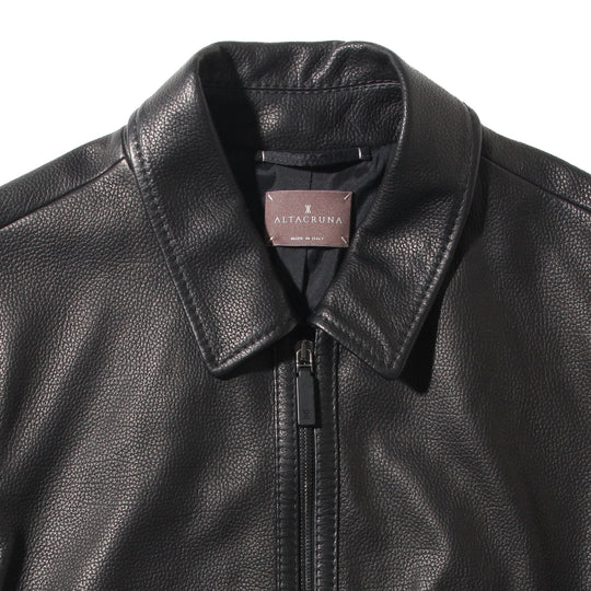 Bomber JK Grain Leather Black