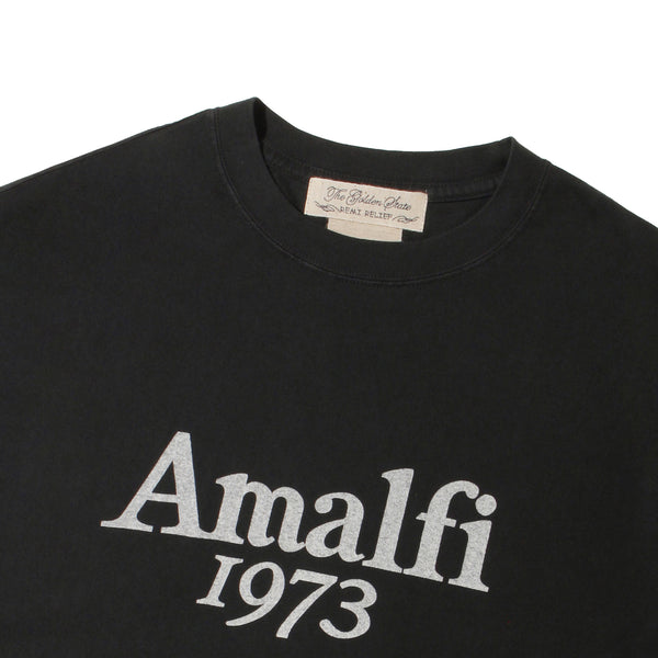 MMW限定】【干場別注】LW加工20/-天竺T（Amalfi1973) ブラック