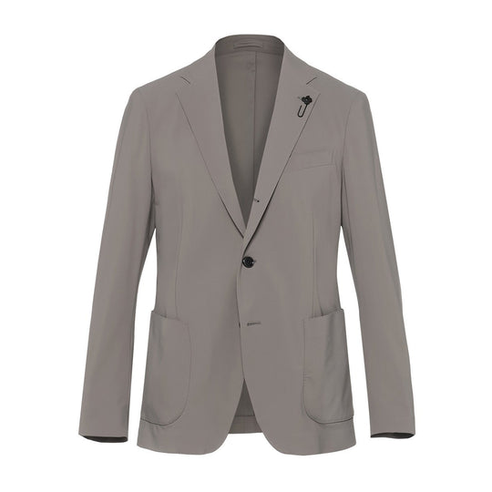 イージーウェアブラッシュドテックジャージージャケット チャコールグレー