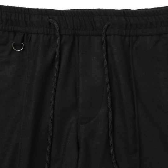 25AW新作【干場義雅×菅原靴店 コラボ別注モデル】【国内2店舗限定販売】 giabsarchivio ジャブスアルキヴィオ MSH/R3 前後永久クリース ウールパンツ A7072U ブラック