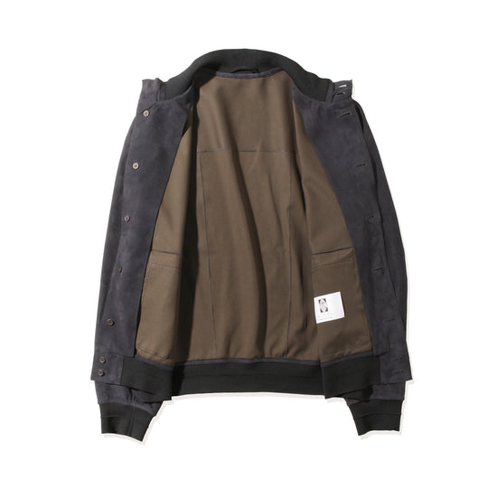 ライトウエイトスエード バルスタリーノブルゾン ネイビー