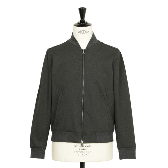 25AW新作【干場義雅×菅原靴店 コラボ別注モデル】 giabsarchivio ジャブスアルキヴィオ BARDI-A5457 ボンバージャケット グレー