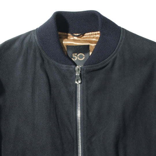 復刻版 MA-1 タイプボンバーブルゾン ネイビー