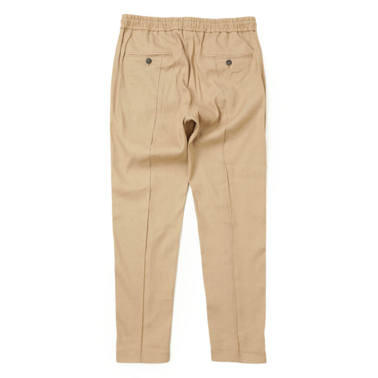 【干場義雅×菅原靴店 コラボ別注モデル】【国内2店舗限定販売】 giabsarchivio ジャブスアルキヴィオ MSH/R2 前後永久クリース リネン混 パンツ A3727 ベージュ