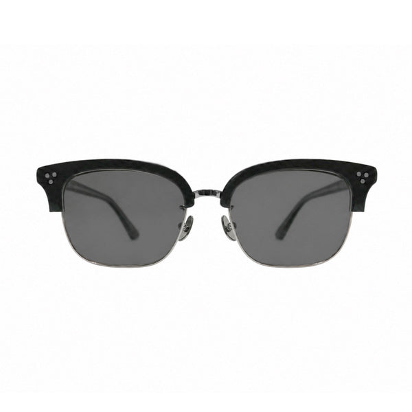 FIXER × Mr.CASANOVA / RAVEN サングラス MATTE BLACK x SILVER