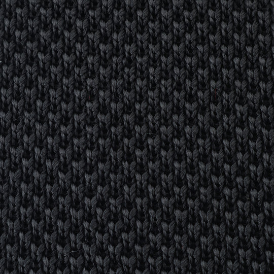 【MMW別注】干場リクエストモデル Dimaglia Cravatte シルク ニットタイ・ブラック