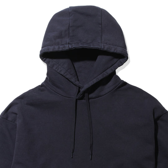 2025SS【MMW限定】LW加工裏毛パーカ ネイビー