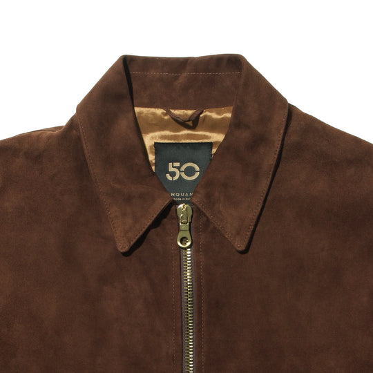 レギュラーカラー ジップブルゾン