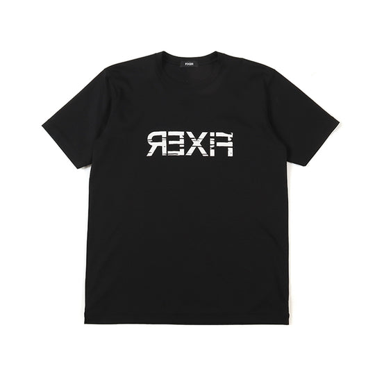 FTS-10 リバースプリントTシャツ ブラック