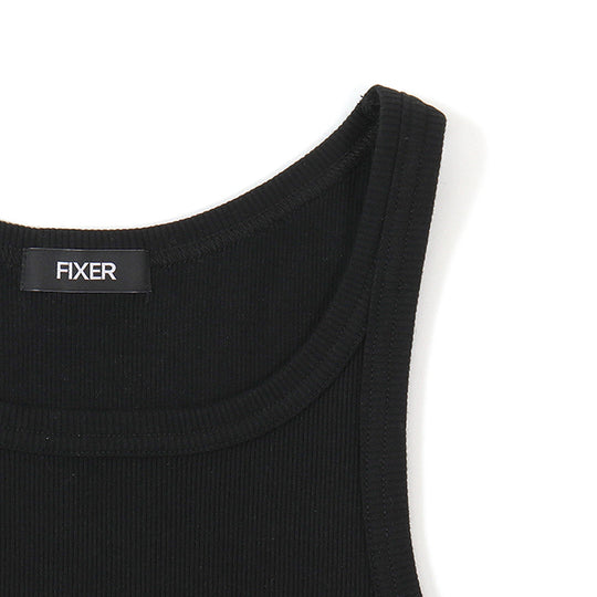 FTT-01 リバースプリント タンクトップ BLACK