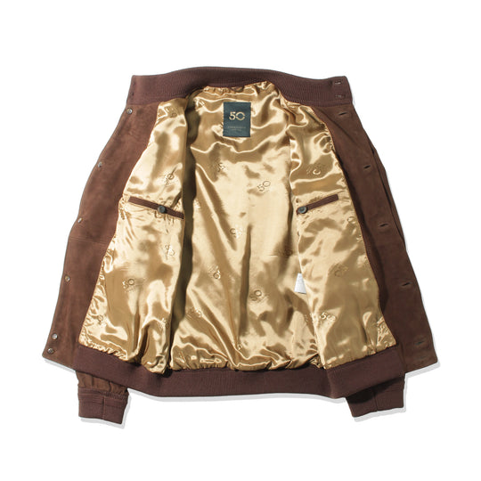 ドライビングブルゾン ブラウン