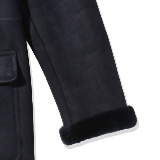 Mouton Duffle Coat Navy
