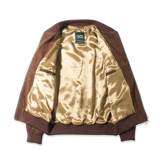 復刻版 MA-1 タイプボンバーブルゾン ブラウン