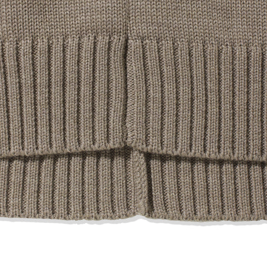 ZANONE メリノウールスタンドカラーカーディガン ブラウン