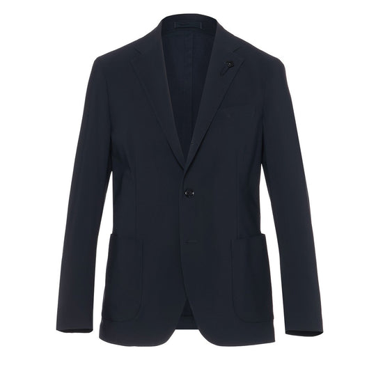 イージーウェアブラッシュドテックジャージージャケット ネイビー